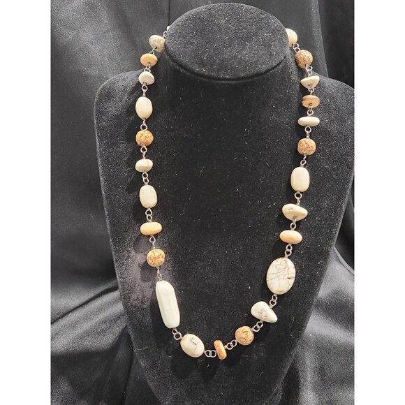 EUC Silpada African Howlite Opal & Bronzite Necklace & Earring Set (Retired Piec - Picture 2 of 8